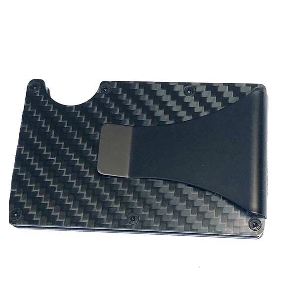New Age Other - Carbon Fiber 3K RFID Slim Design Wallet Money Clip